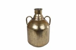 Kruik "Markus" L Goud Metaal 22x22x34cm