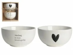 Gusta Kommetje ø13x7cm Set Vandaag/Hart