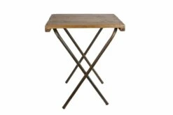 Tafel "Lars" Ass. Kleuren Hout/metaal 60x34x70cm