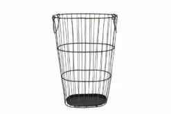 Mand "Jill" Grijs Metaal 17x28x43cm