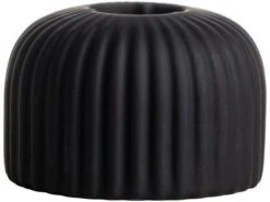 Gusta Dinerkaarshouder Lijnen 7x4,5cm Zw