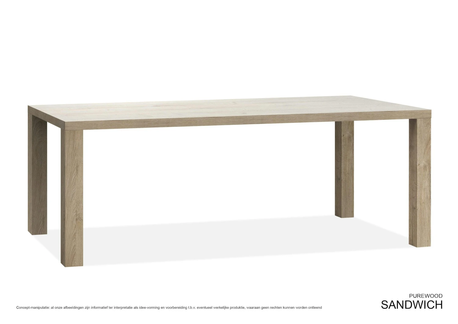 Tafel Sandwich 190x90 - Afbeelding 3