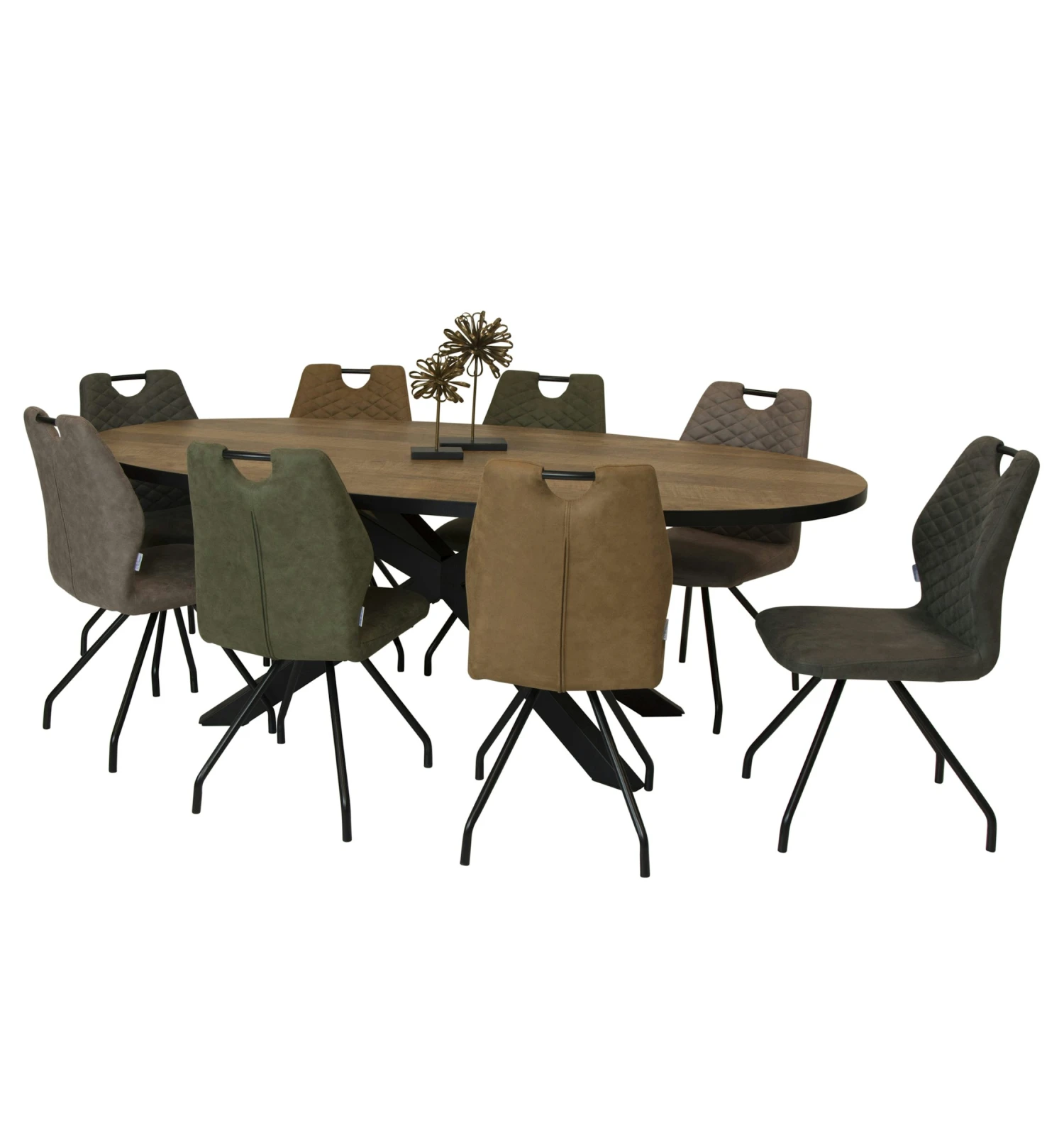 Scarlet Ovale Tafel Lamulux - Afbeelding 8