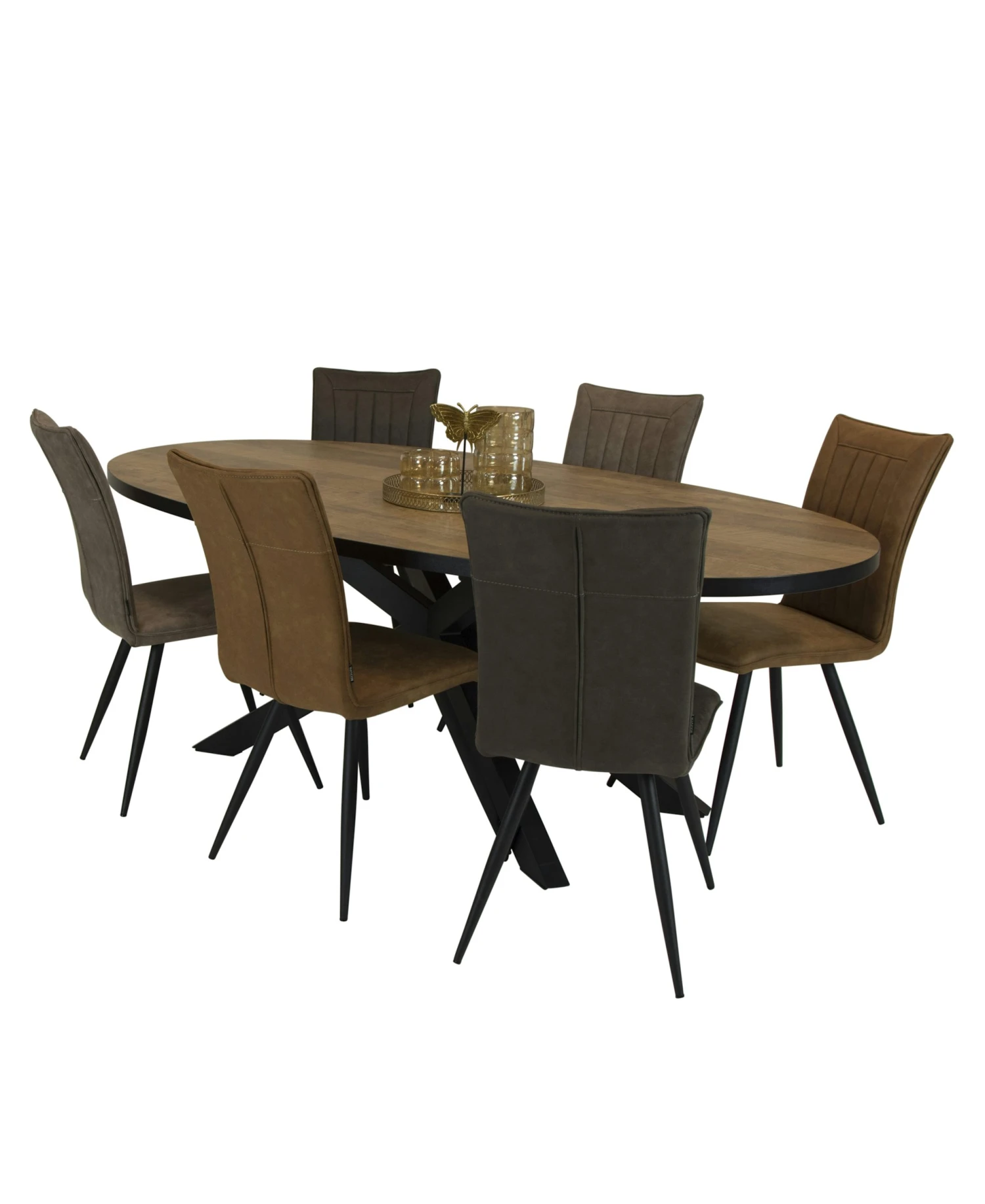 Scarlet Ovale Tafel Lamulux - Afbeelding 7