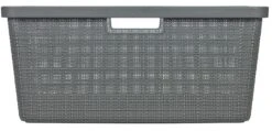 Curver Jute Wasmand 46 Liter Donkergrijs