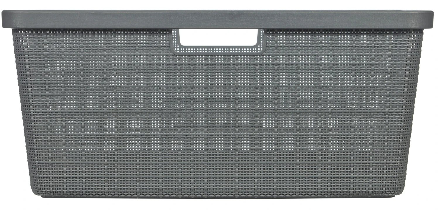 Curver Jute Wasmand 46 Liter Donkergrijs