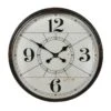 Wandklok Rond Metaal Square Inside