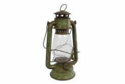 Decoratie Lantaarn "Vin" Ass. Kleuren Metaal 13x17,5x31cm