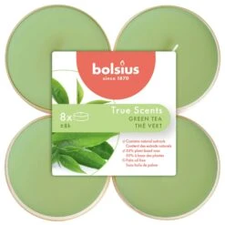 BolsiusTrue Scents Maxilicht 8 Stuks Green Tea