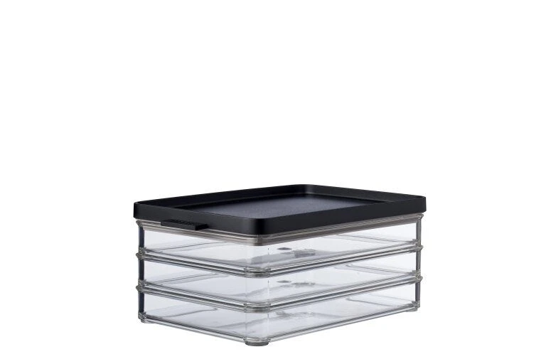 Mepal Koelkast Omnia Vleeswaren 3-laags - Zwart