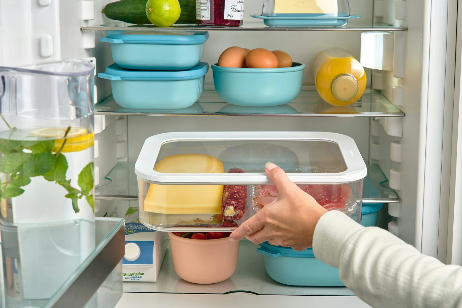 Mepal Kaasdoos Modula - Wit - Afbeelding 2