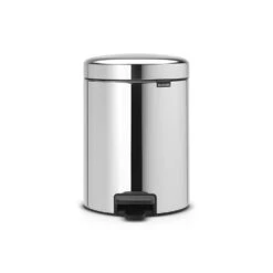 Brabantia Pedaalemmer NewIcon 5 Liter Brilliant Steel