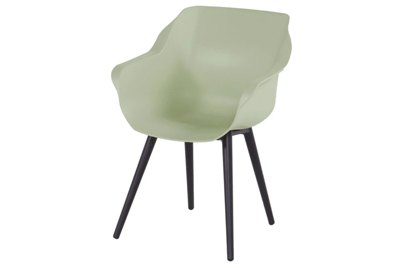 Sophie Studio Dining Armstoel French Green Carbon Black