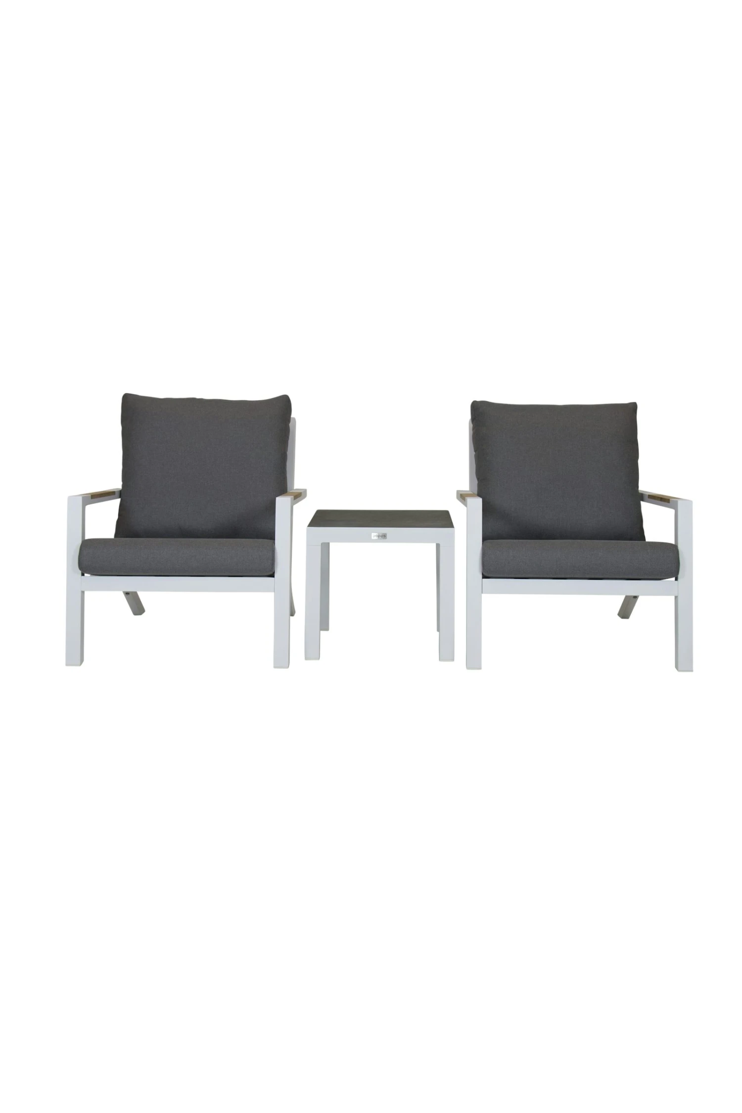 Qopps Ascon Set 2 Lounge Stoelen Met Bijzettafel - Afbeelding 6