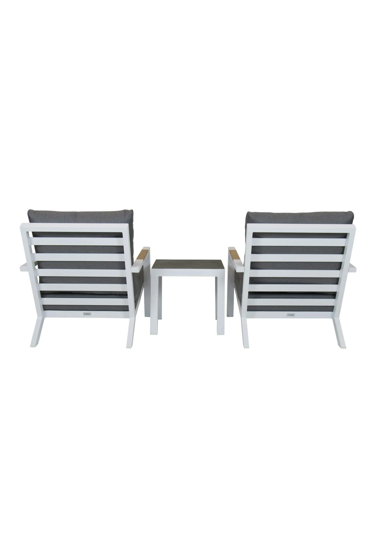 Qopps Ascon Set 2 Lounge Stoelen Met Bijzettafel - Afbeelding 5