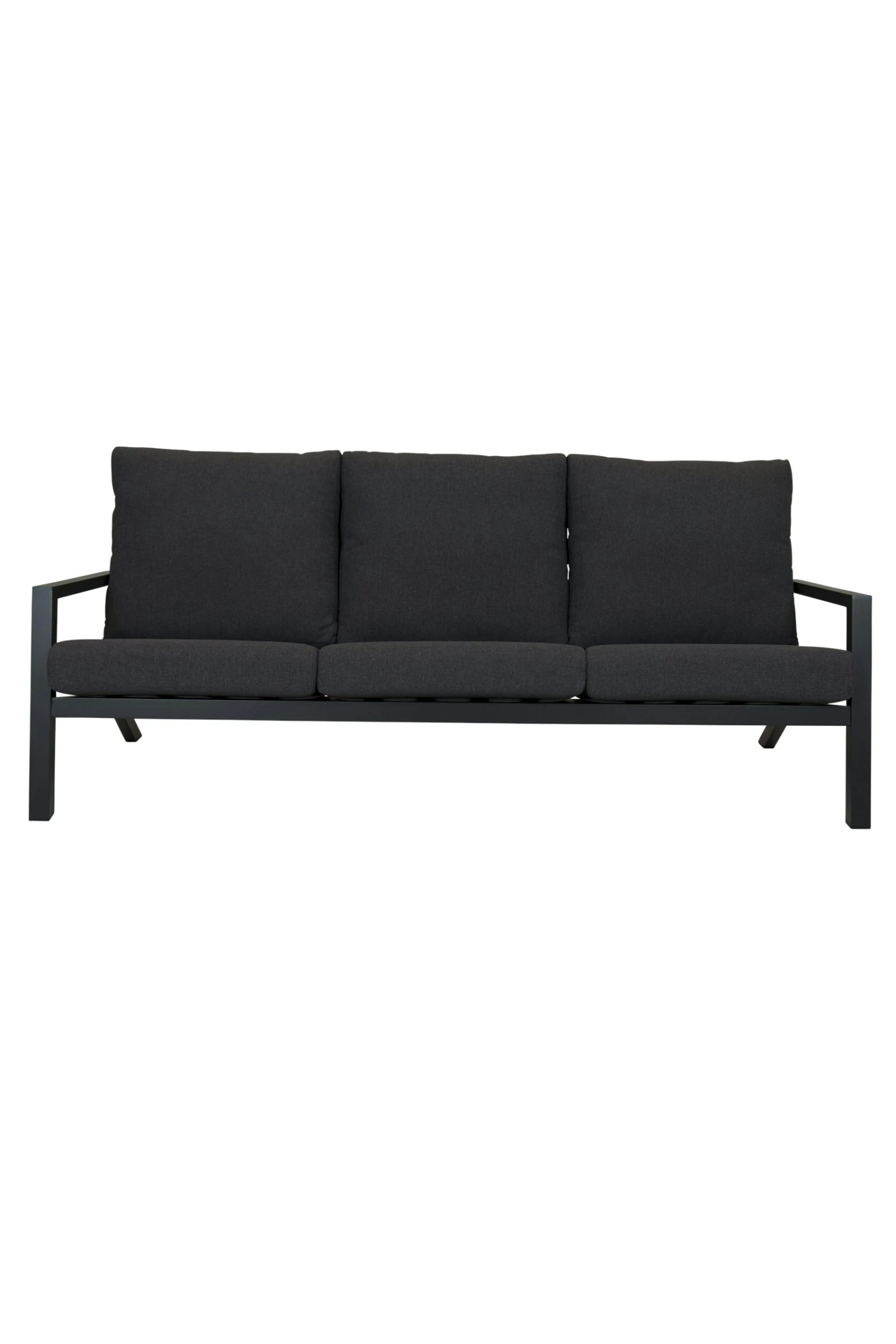 Qopps Atlanta Loungebank 3 Zits Antraciet - Afbeelding 2