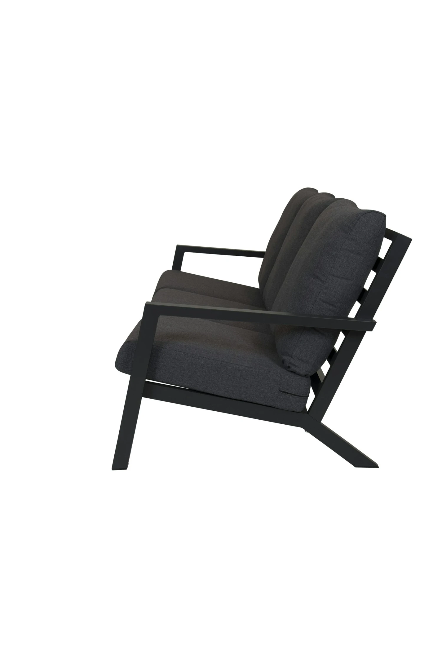 Qopps Atlanta Loungebank 3 Zits Antraciet - Afbeelding 4