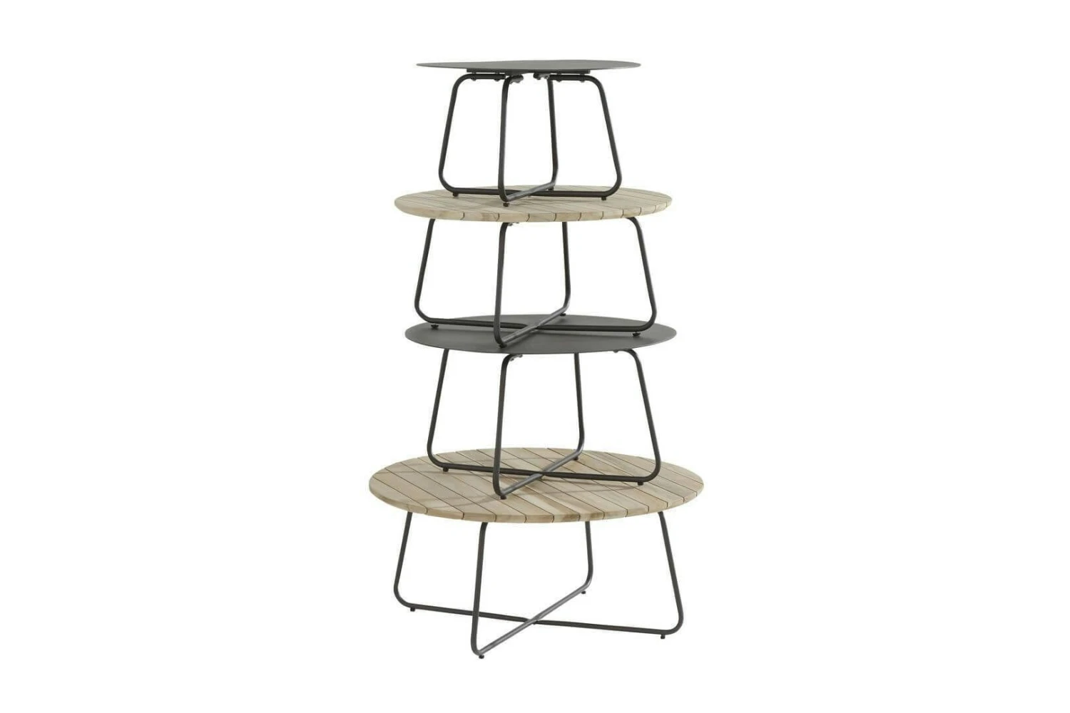 4SO Dali Coffee Tafel 58.5 Cm Rond Antraciet - Afbeelding 6