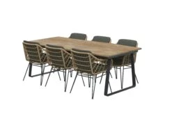 4SO Konos Teak Tuintafel Met Cottage Dining Tuinstoel
