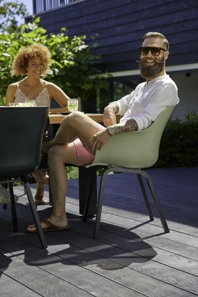 4 X Hartman Sophie Element Dining Armstoel French Green - Afbeelding 4