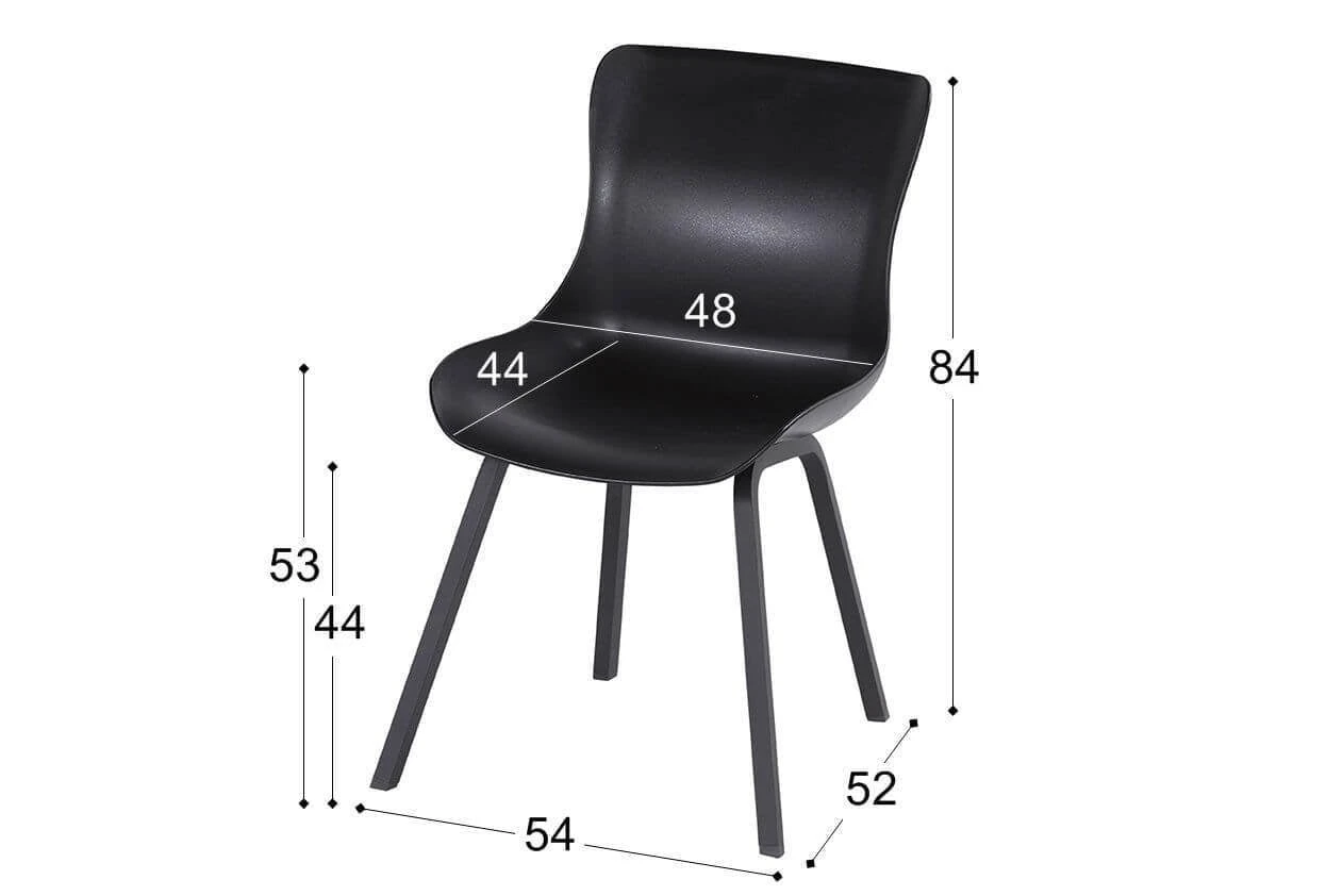 Sophie Element Dining Stoel Carbon Black - Afbeelding 7