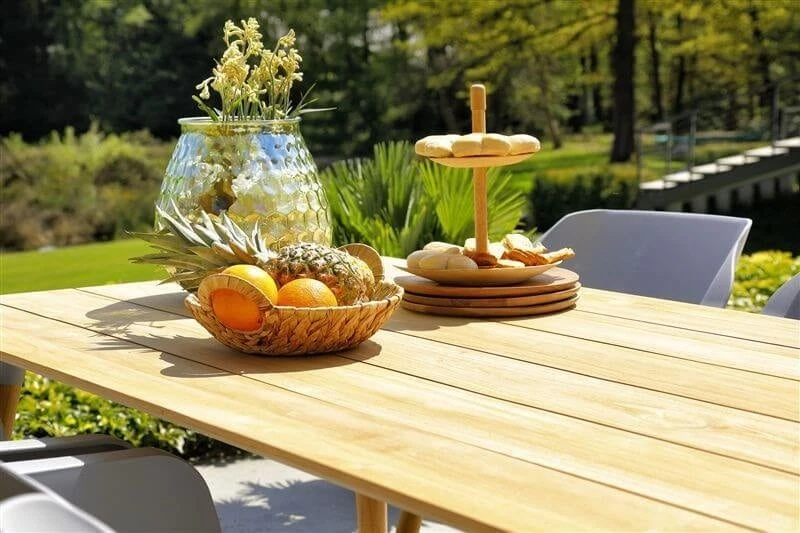 Sophie Studio Teak Dining Armstoel Misty Grey - Afbeelding 9