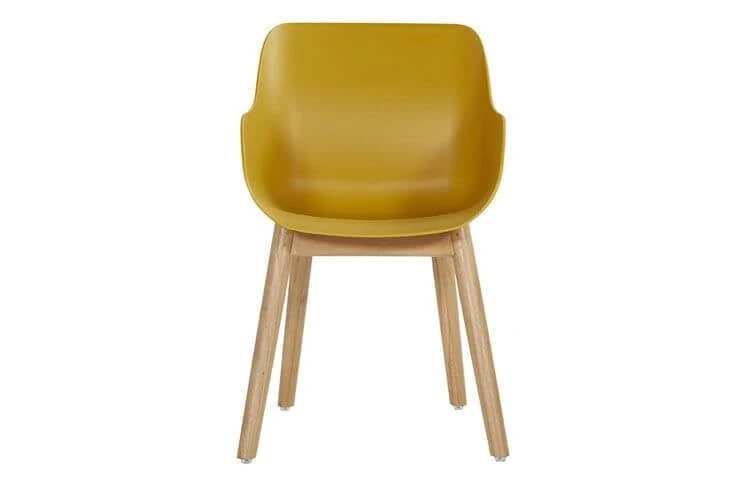 Sophie Organic Dining Armstoel Teak Curry Yellow - Afbeelding 2