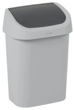 Curver Mistral Afvalbak Swing 9 Liter Soft Grey