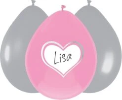 Ballonnen 6 Stuks Meisje