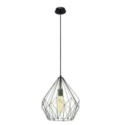 Eglo Hanglamp E27 Zw 'carlton'