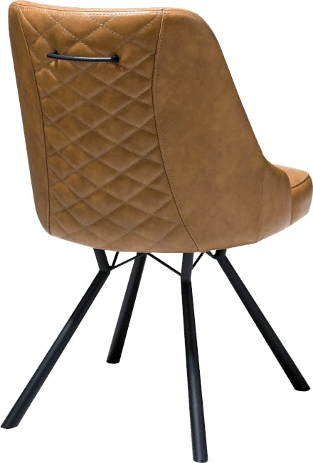 Eefje Eetkamerstoel - Leder Laredo Desert - Afbeelding 4