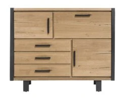 Brooklyn Dressette 150 Cm - 2-deuren + 3-laden + 1-klep (+ Led)