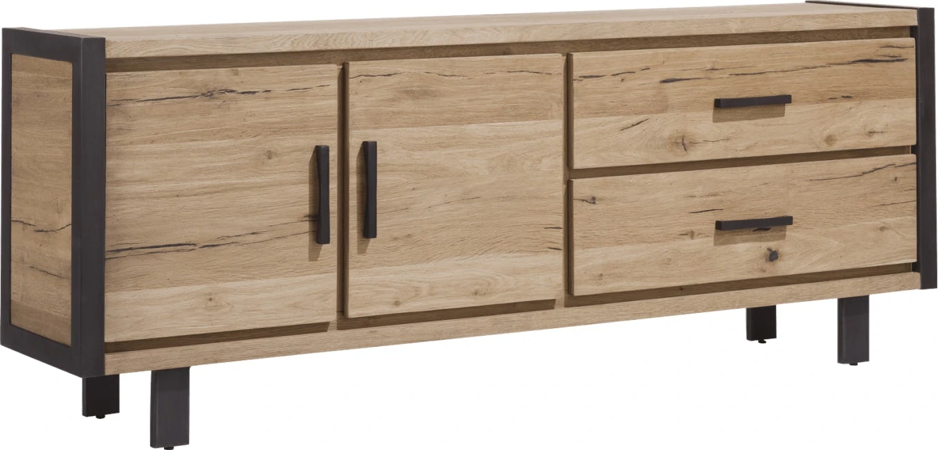 Brooklyn Dressoir 210 Cm - 2-deuren + 2-laden - Afbeelding 3