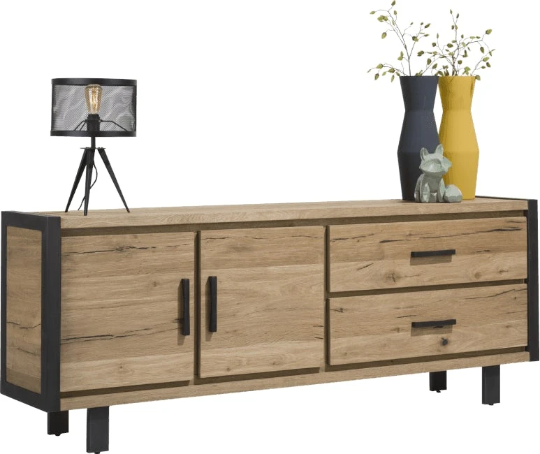 Brooklyn Dressoir 210 Cm - 2-deuren + 2-laden - Afbeelding 4
