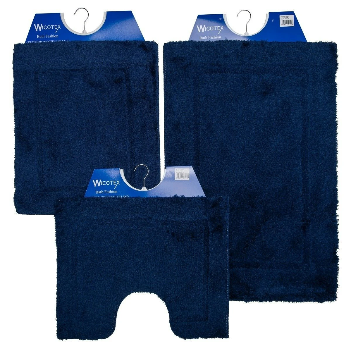 Toiletmat 60x50cm Uni Blauw - Afbeelding 2