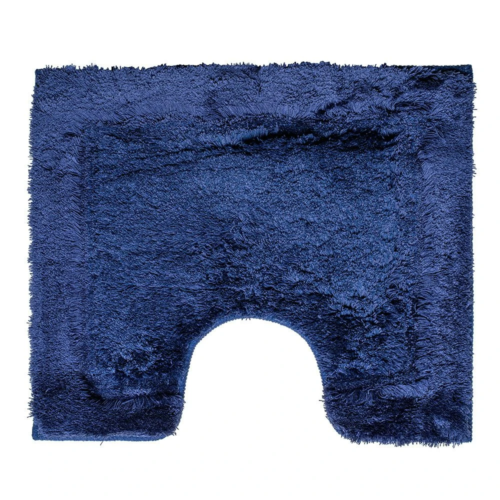 Toiletmat 60x50cm Uni Blauw