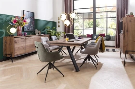 Janella Eetkamertafel 210 X 100 Cm (LAATSTE) - Afbeelding 3