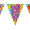 Vlaggenlijn Happy Birthday 10 Meter