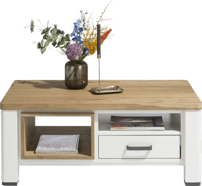 Arizona Salontafel 110 X 60 Cm - 1 Lade T&t + 2-niches