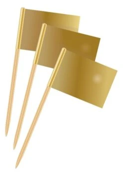 Cocktailprikkers Goud 50 Jaar 50 Stuks