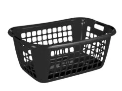 Sunware Basic Wasmand 65cm Laag Zwart