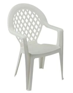 Madison Stapelbare Tuinstoel Grosfillex Wit