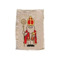 Jute Zak Klein Sinterklaas 35x50cm
