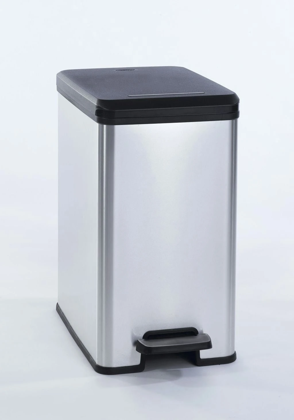 Curver Decobin Slimbin Pedaalemmer 25 Liter Rechthoekig Zilver Metallic