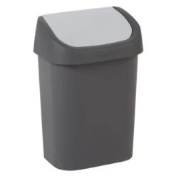 Curver Mistral Afvalbak Swing 9 Liter Antraciet