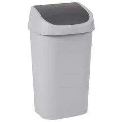 Curver Mistral Afvalbak Swing 50 Liter Soft Grey