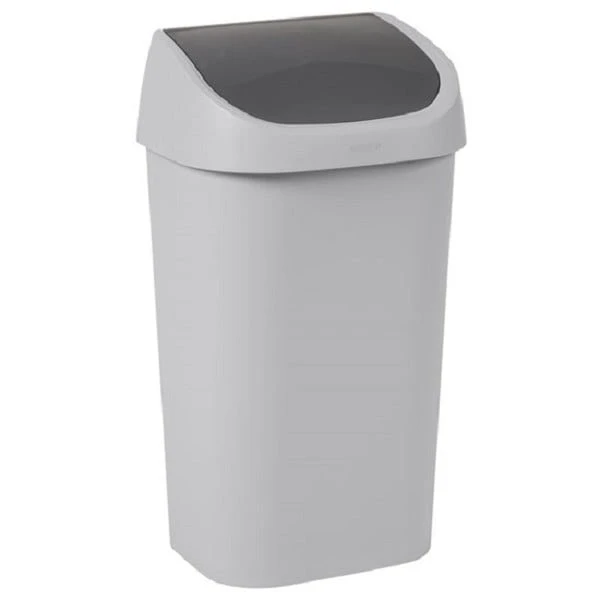 Curver Mistral Afvalbak Swing 50 Liter Soft Grey