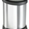 Curver Decobin Pedaalemmer Ovaal 5 Liter + Binnenemmer Zilver Metallic