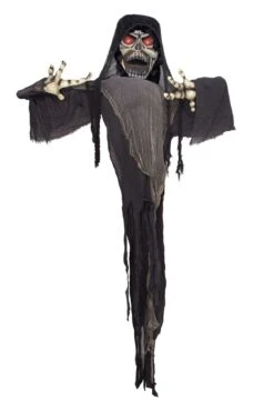 Hangende Geest Met Rode Ogen Op=op