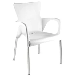 Bella Stapel Tuinstoel Wit